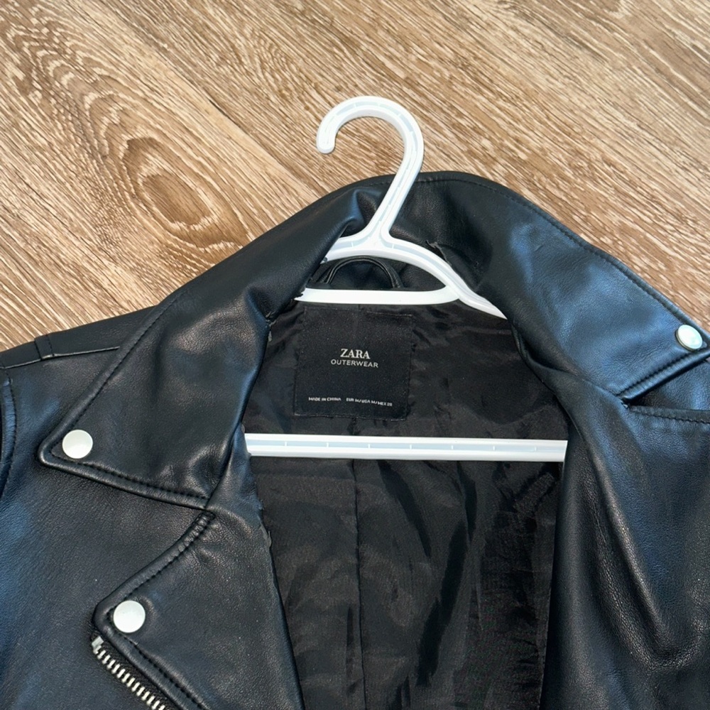 Zara leather jacket - Picture 4 of 6